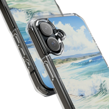 Foamy Wave Breeze iPhone 16 Plus Case - Impact