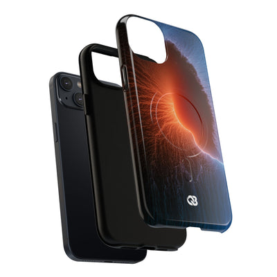 Thermal Aura Pulse · Tough 2.0 Magnetic Phone Case for iPhone · Blue