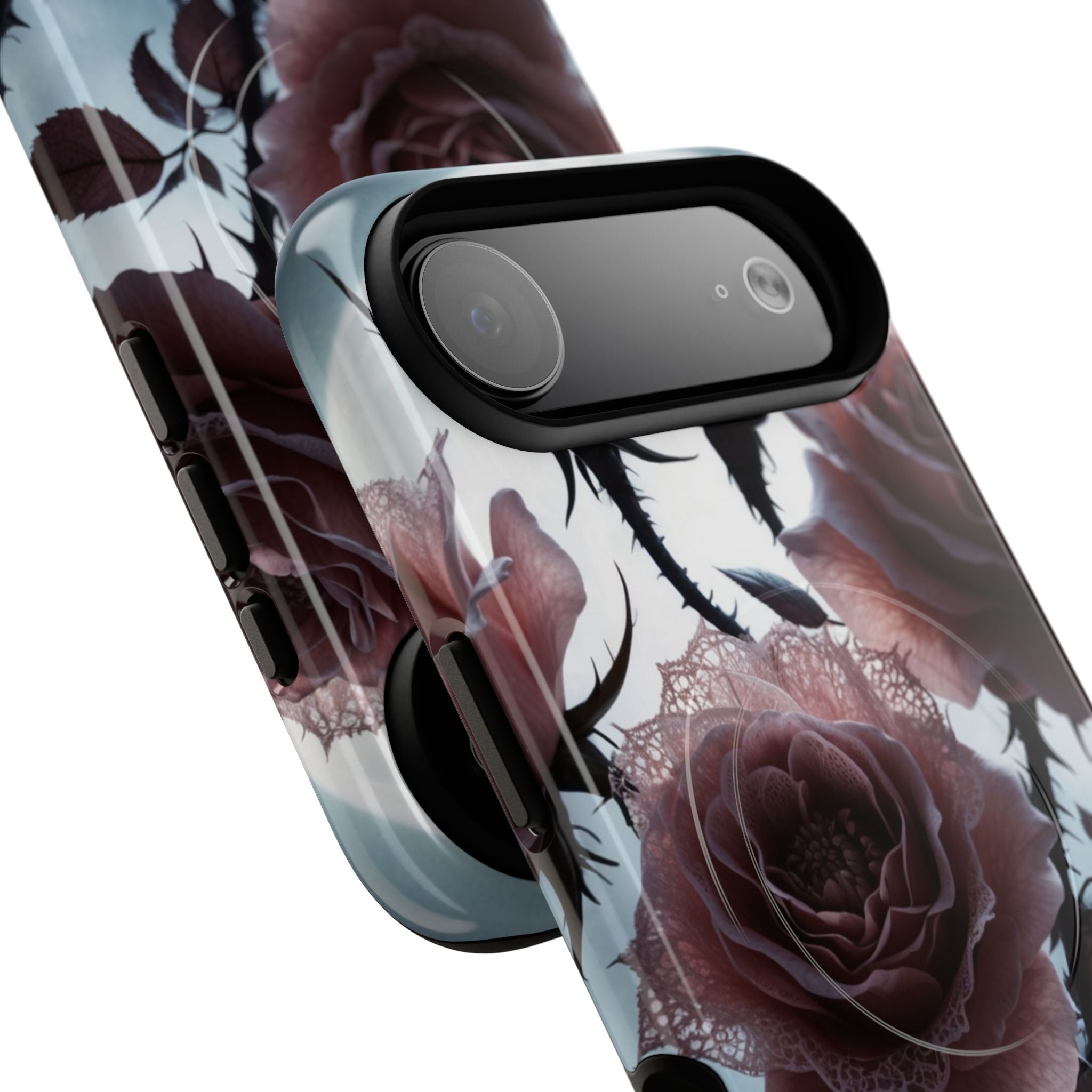 Luminous Rose Thorns iPhone 17 Air Case - Tough+ - CASE•BOB