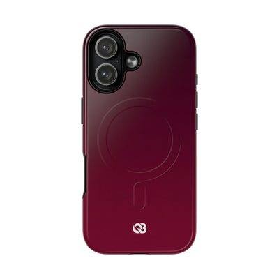 Red Tough 2.0 Magsafe Phone Case for iPhone - Deep Sangria Gradient