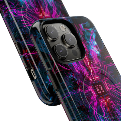 Neural Circuit Core · Tough 2.0 Magnetic Phone Case for iPhone · Black