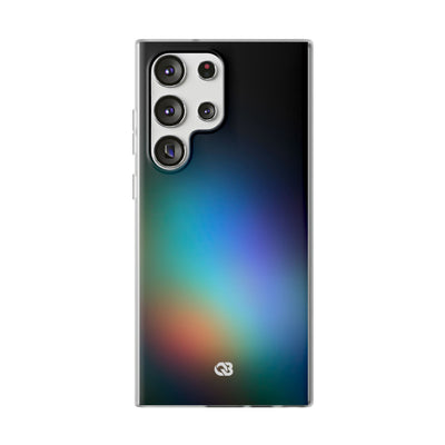 Black Lite Phone Case for Samsung - Electric Prism Grain