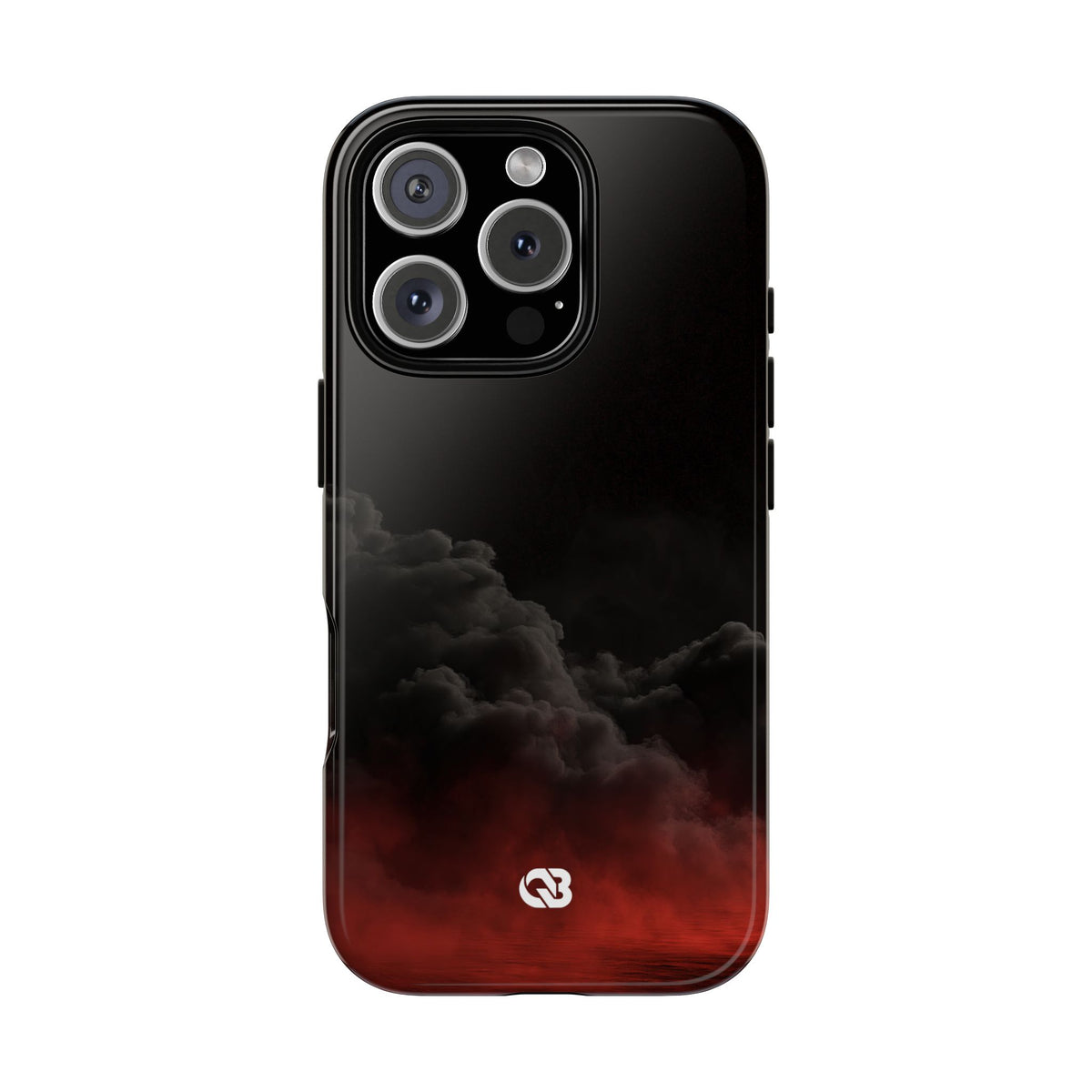 Crimson Fog Void · Tough Phone Case for iPhone · Black