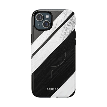 Distressed Stripe Motion iPhone 15 Plus Case - Tough+