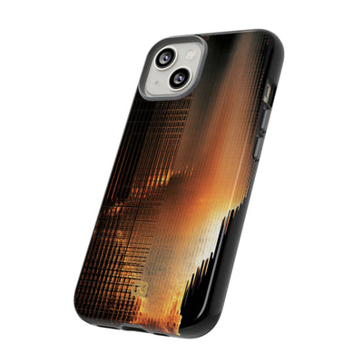 Luminous Grid · Tough Phone Case for iPhone · Black