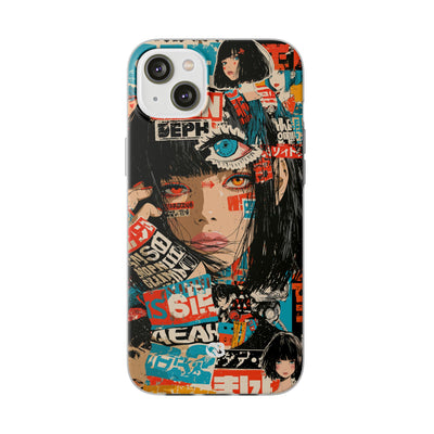 Shibuya Street Collage · Lite Phone Case for iPhone ·  Red