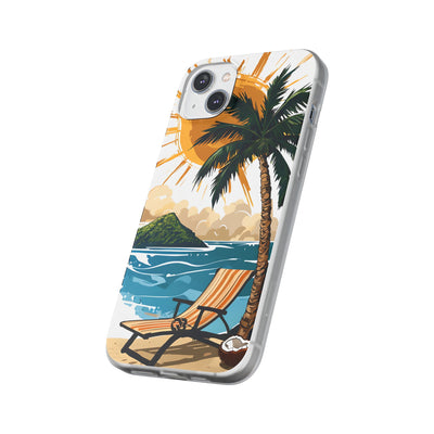 Radiant Coast Solitude · Soft Custodia per iPhone