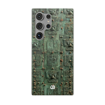 Dynastic Bronze Relief · Lite Phone Case for Samsung · Green