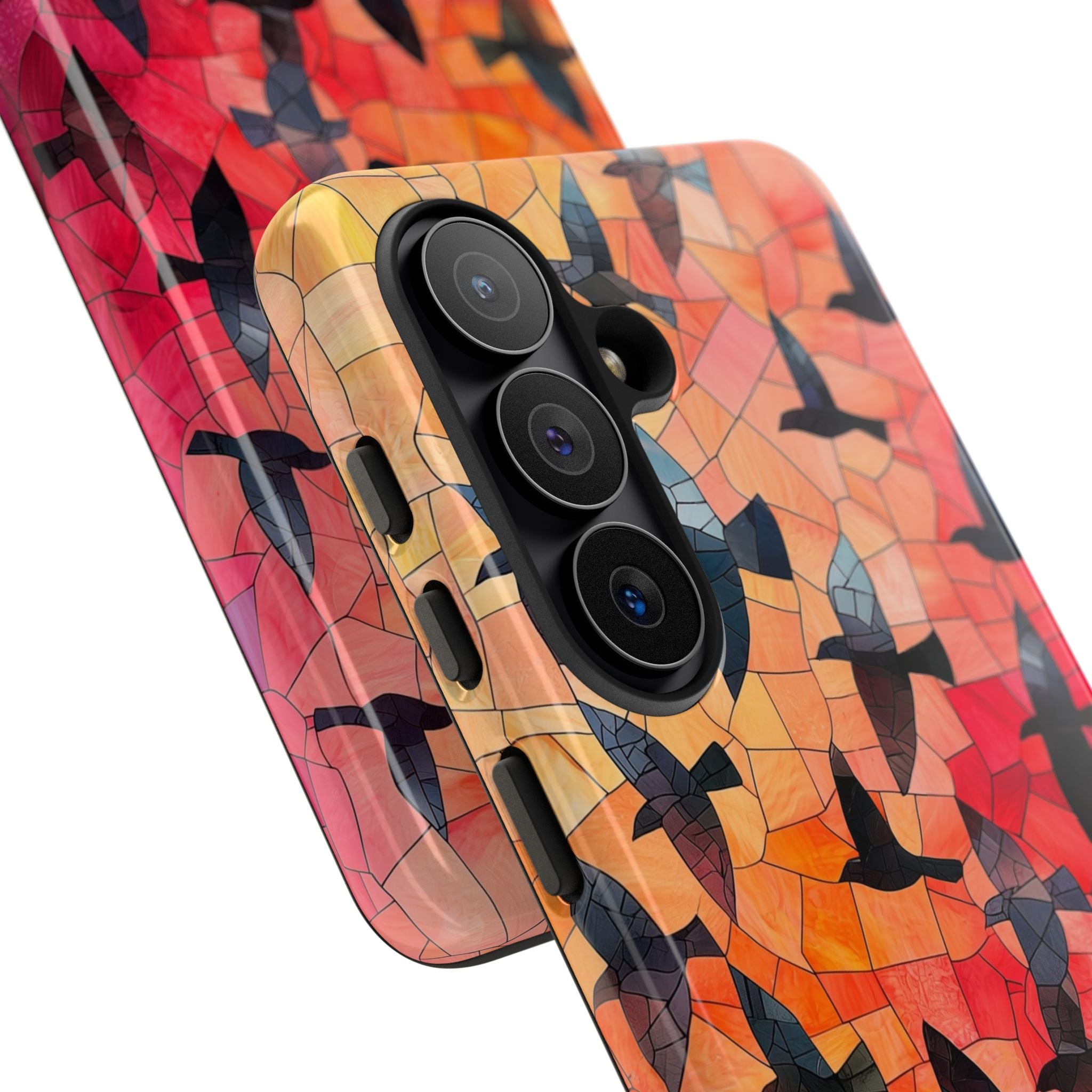 Ember Mosaic Wings · Tough Phone Case for Samsung