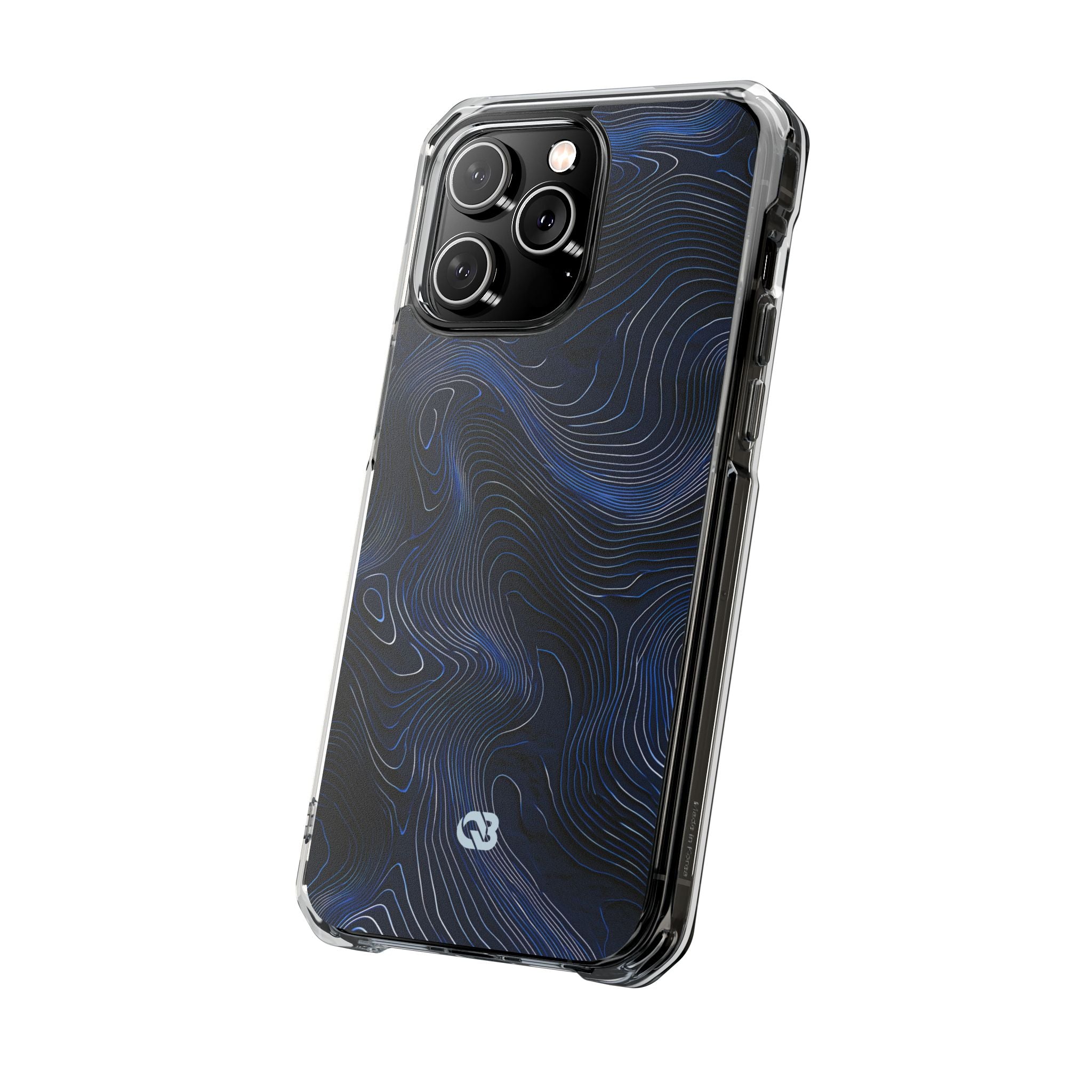 Blue Impact MagSafe Phone Case for iPhone - Cobalt Contour Ridge
