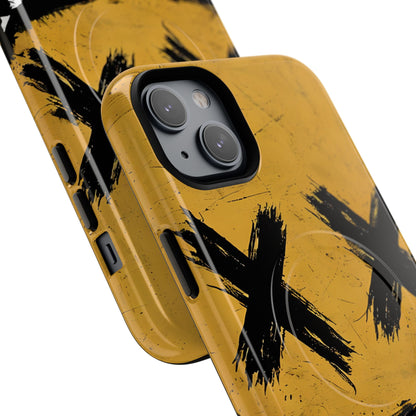 Jagged Smile Yellow iPhone 14 Plus Case - Tough+