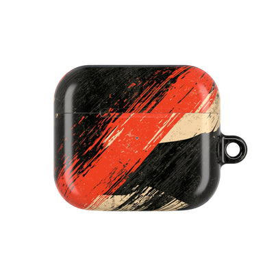 Urban Slash Camo · Hard Case for AirPods & AirPods Pro · Black