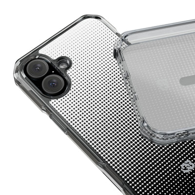Black Impact MagSafe Phone Case for iPhone - Obsidian Halftone Flux