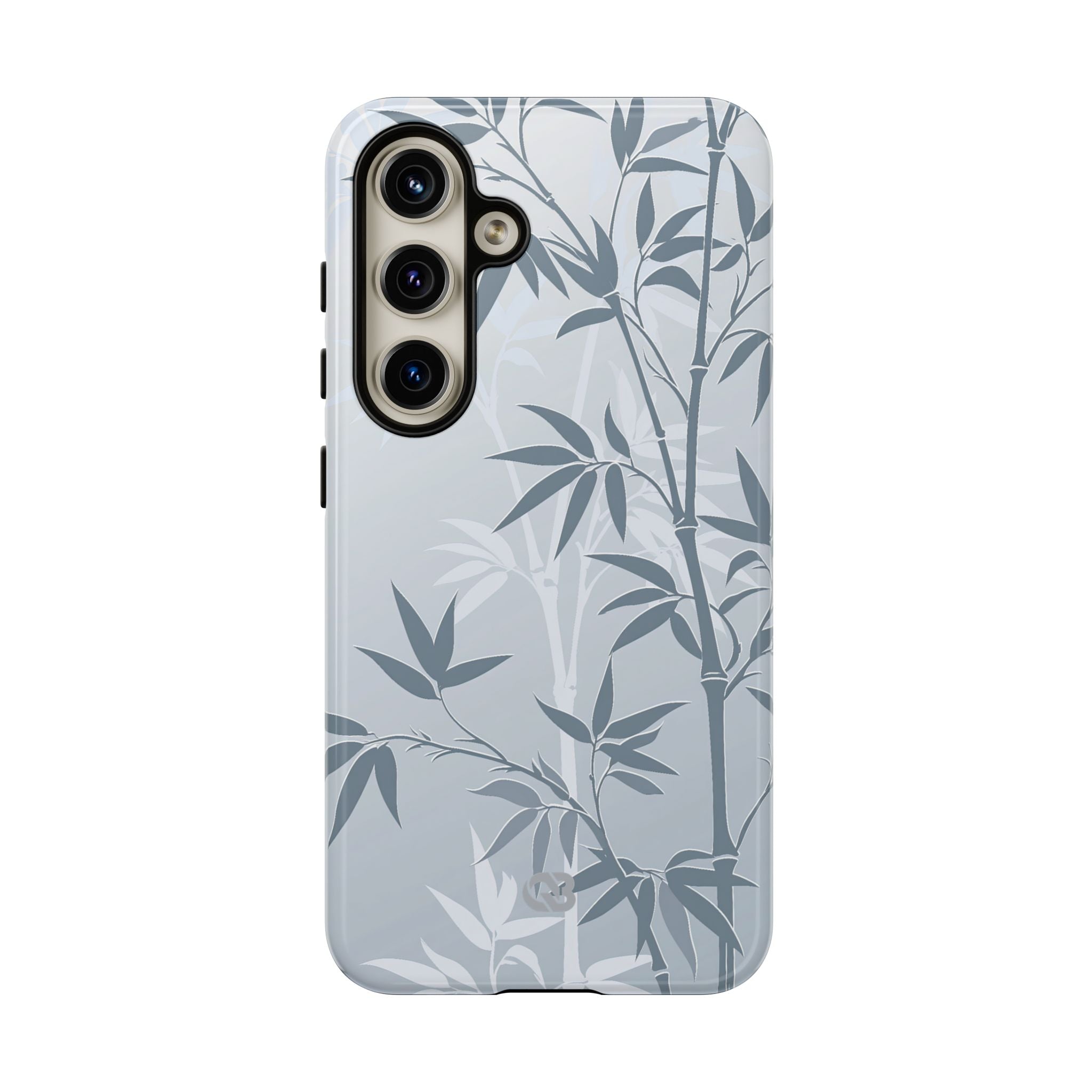 Blue Tough Phone Case for Samsung - Slate Bamboo Shadow