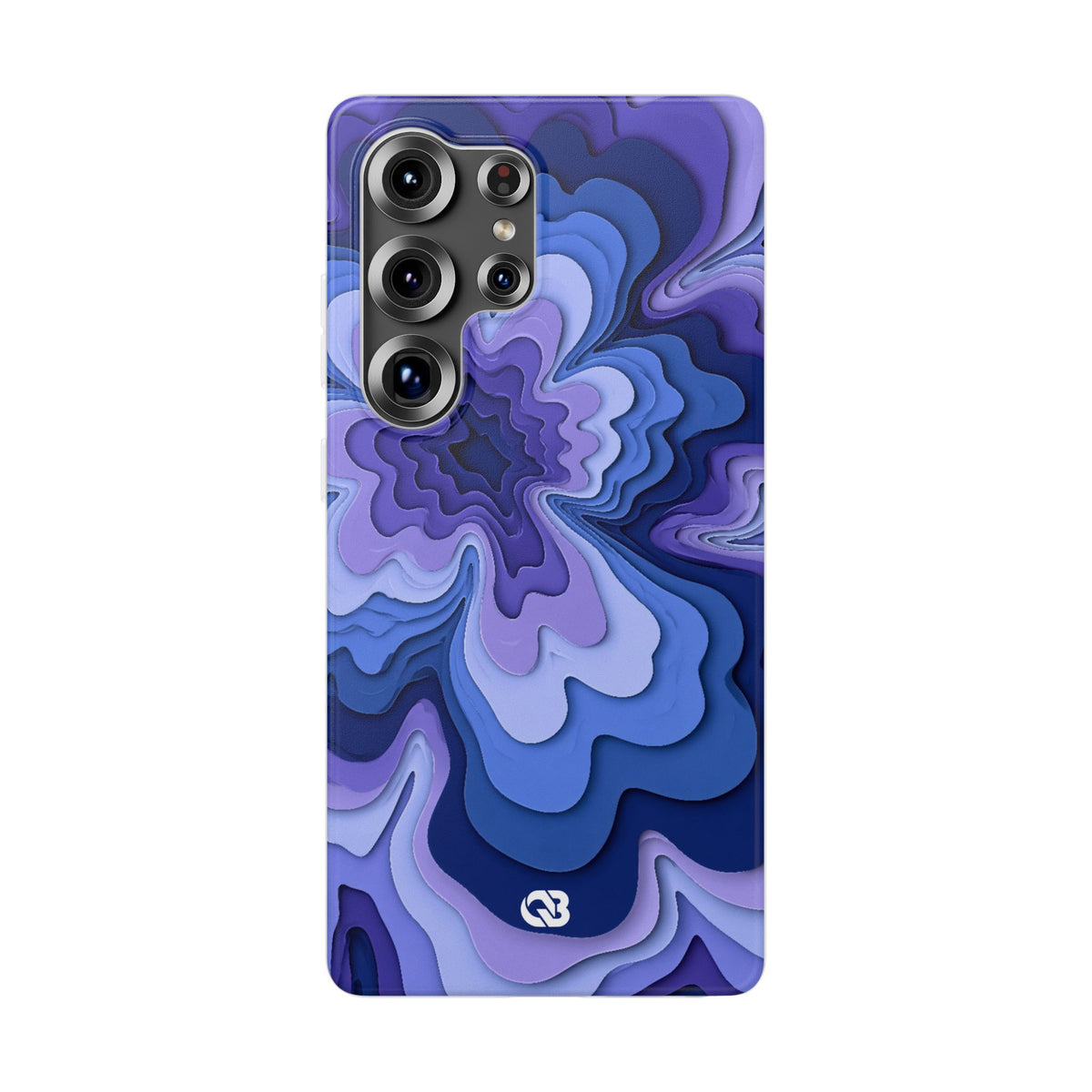 Periwinkle Strata Bloom · Lite Phone Case for Samsung · Purple