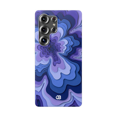 Periwinkle Strata Bloom · Lite Phone Case for Samsung · Purple