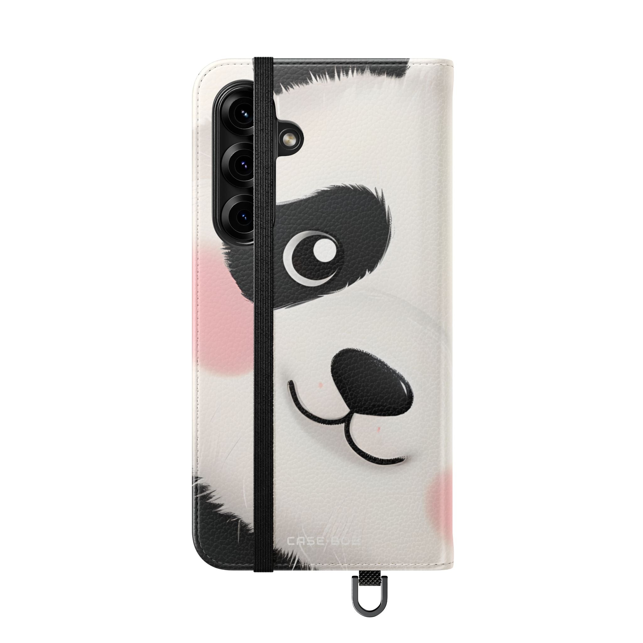 Peeking Panda Blush - Samsung S25+ Case - Wallet