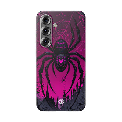 Obsidian Neon Widow · Soft Custodia per Samsung