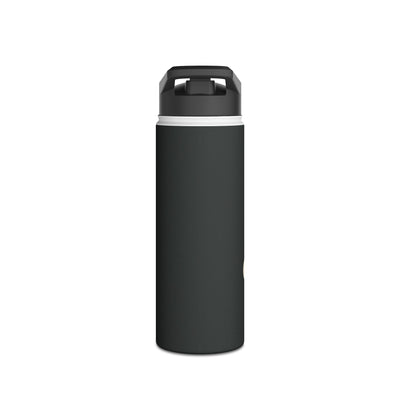 Nordic Blossom · Insulated Water Bottle · Black