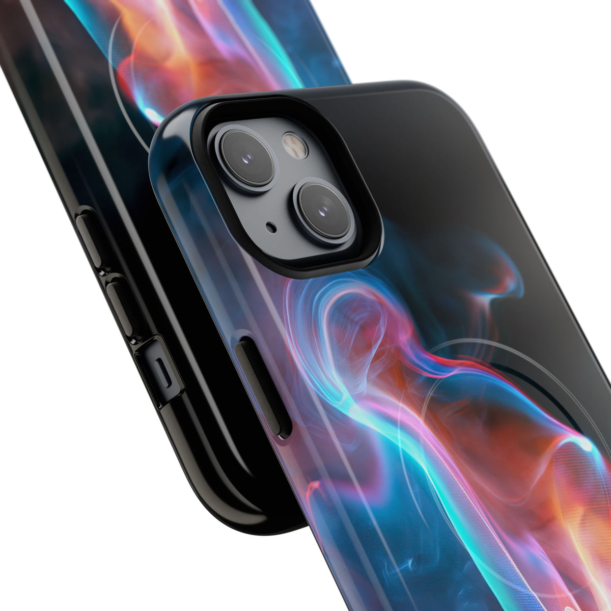 Neon Waveform · Tough 2.0 Magnetic Phone Case for iPhone · Black