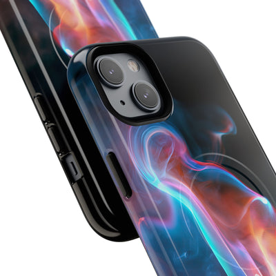 Neon Waveform · Tough 2.0 Magnetic Phone Case for iPhone · Black