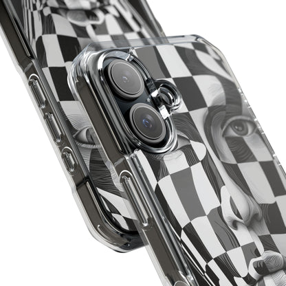 Kariertes Gesicht iPhone 16 Case - Impact