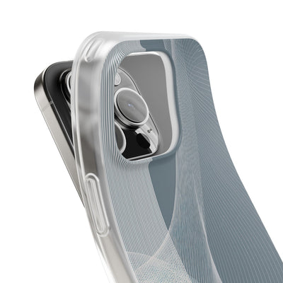 Grey Lite Phone Case for iPhone - Slate Mesh Horizon