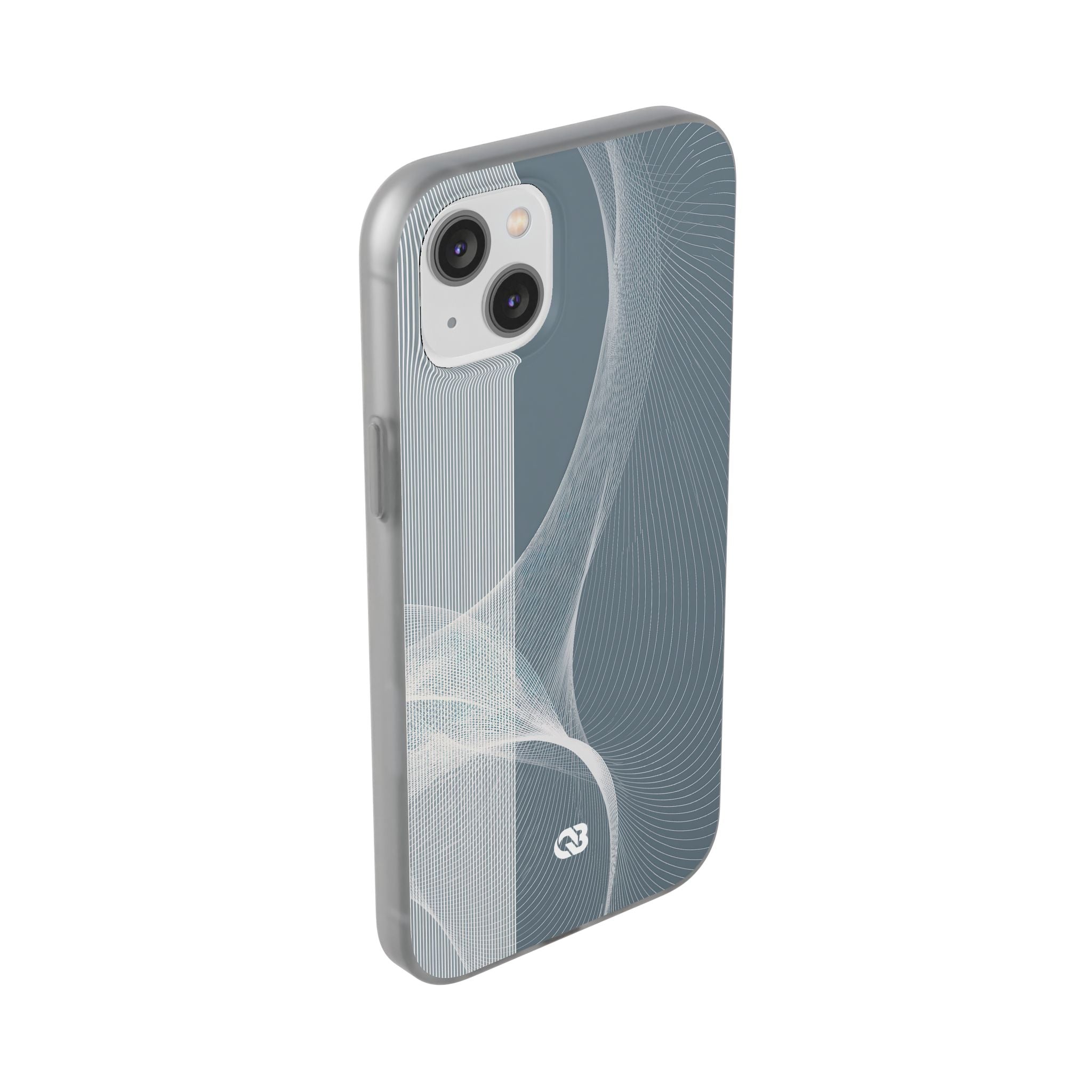Grey Lite Phone Case for iPhone - Slate Mesh Horizon