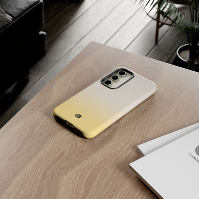 Yellow Tough Phone Case for Samsung - Bleached Citron Haze