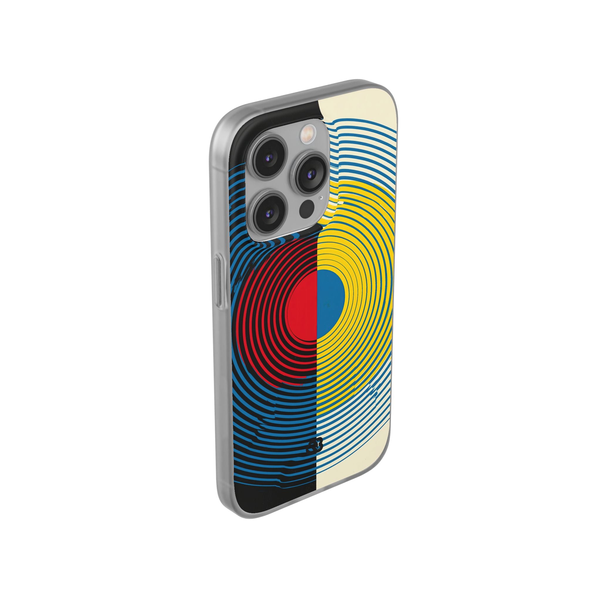 Blue Lite Phone Case for iPhone - Primary Circuit Orbit