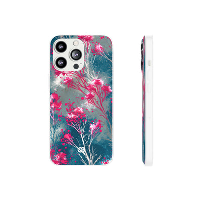 Cyber Blossom · Lite Phone Case for iPhone ·  Teal