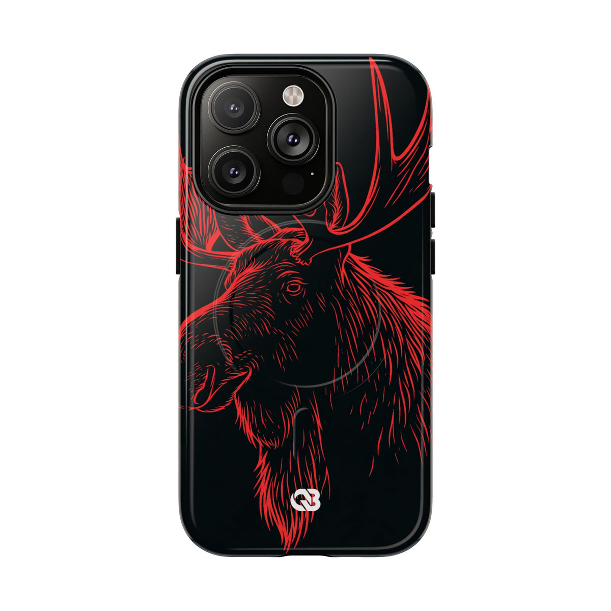 Nordic Elk · Tough 2.0 Magnetic Phone Case for iPhone · Black