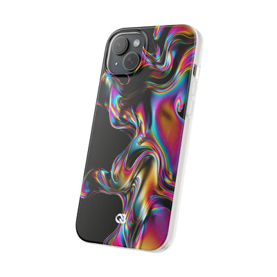 Purple Lite Phone Case for iPhone - Liquid Neon Chrome