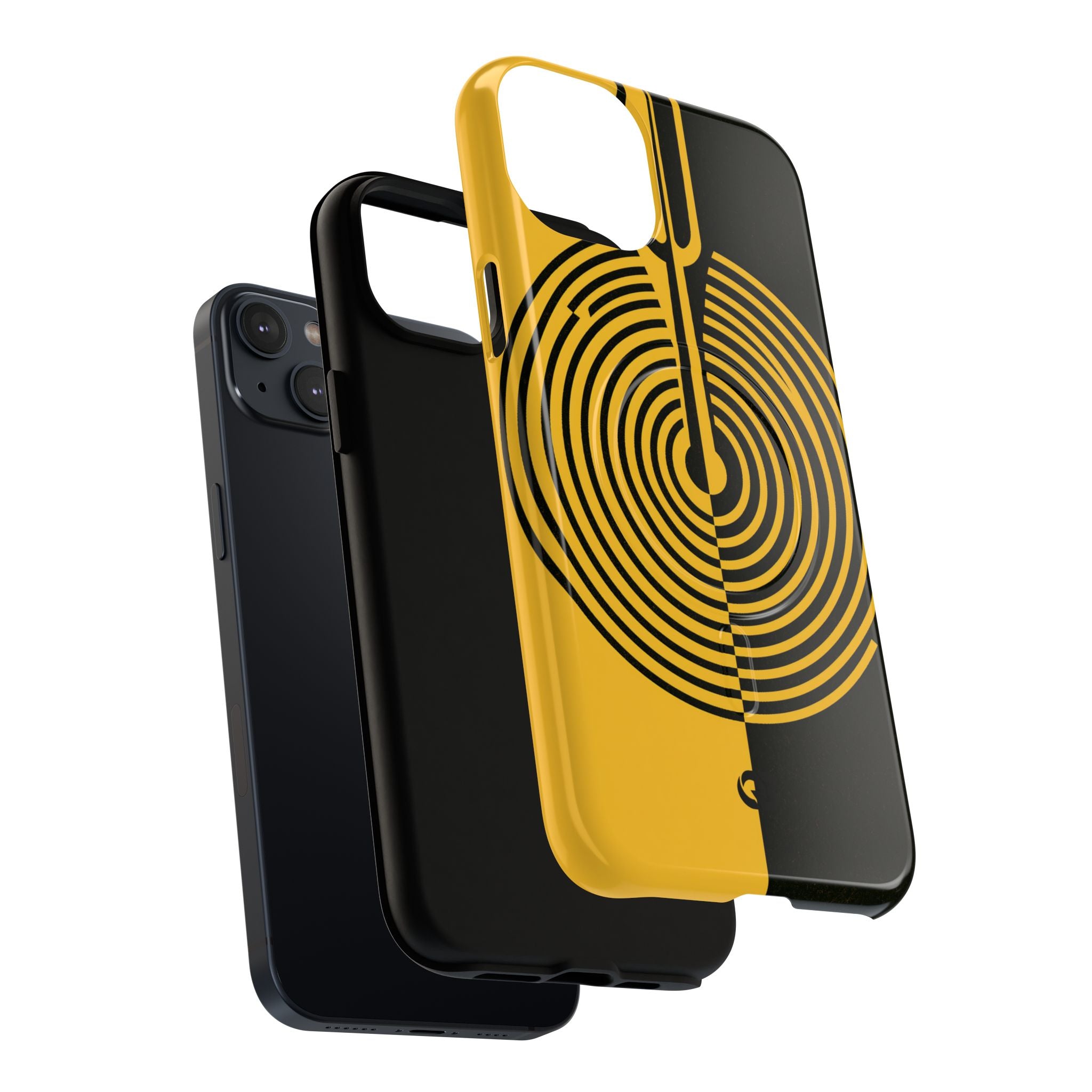 Yellow Tough 2.0 Magsafe Phone Case for iPhone - Voltage Sector Pulse