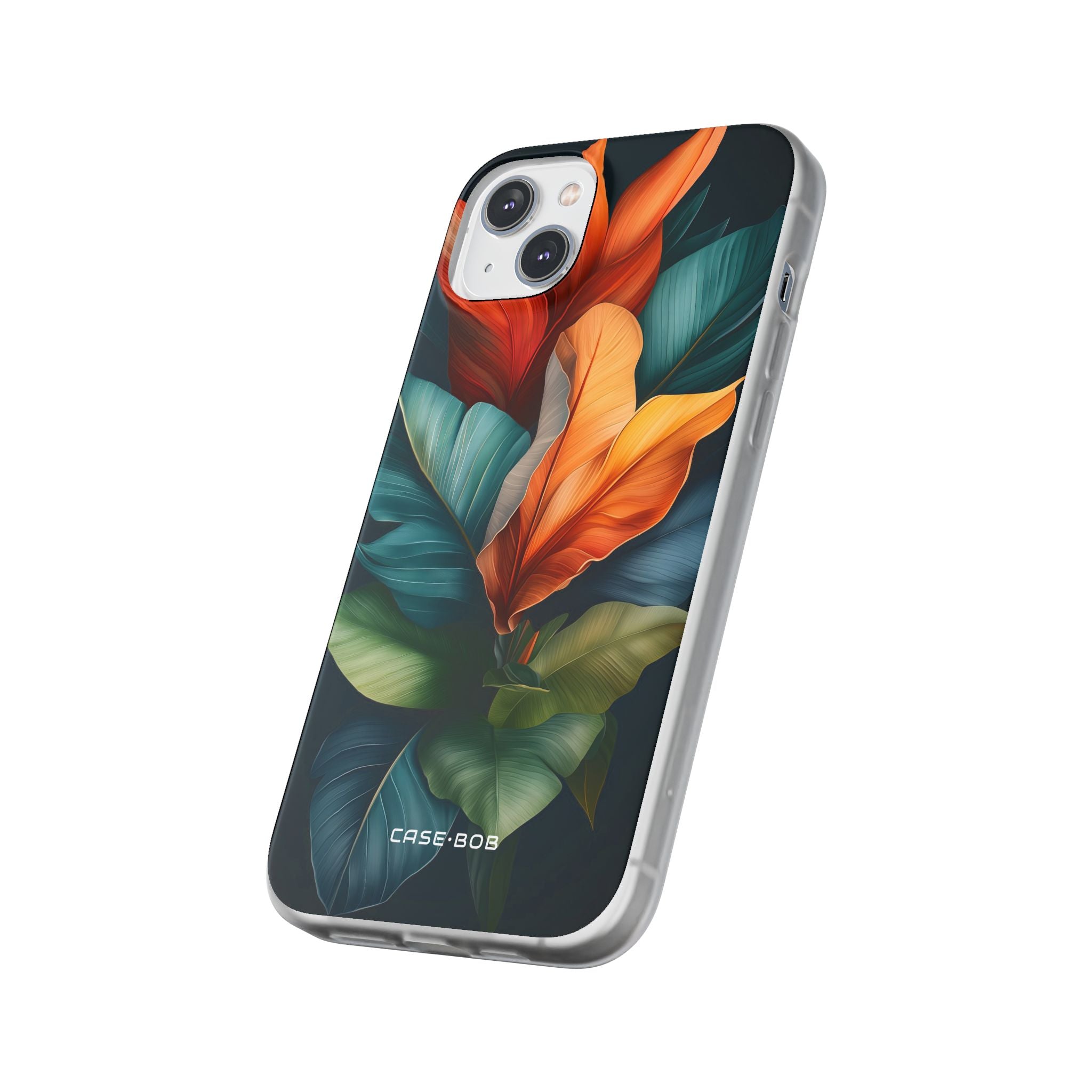 Tropical Leafburst iPhone 14 Plus Case - Soft