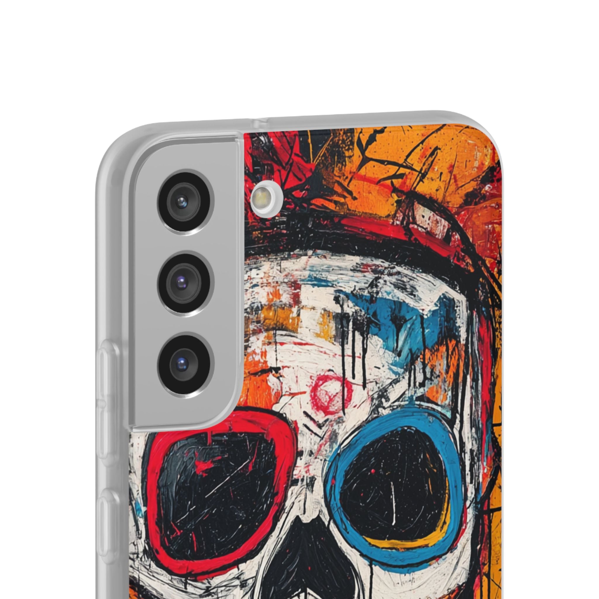 Vivid Graffiti Skull · Soft Coque de téléphone pour Samsung