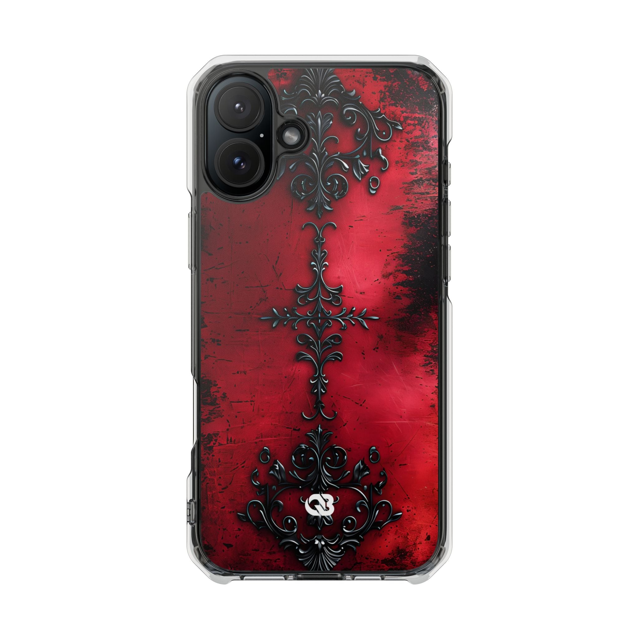 Crimson Gothic Filigree · Impact Phone Case for iPhone · Magsafe