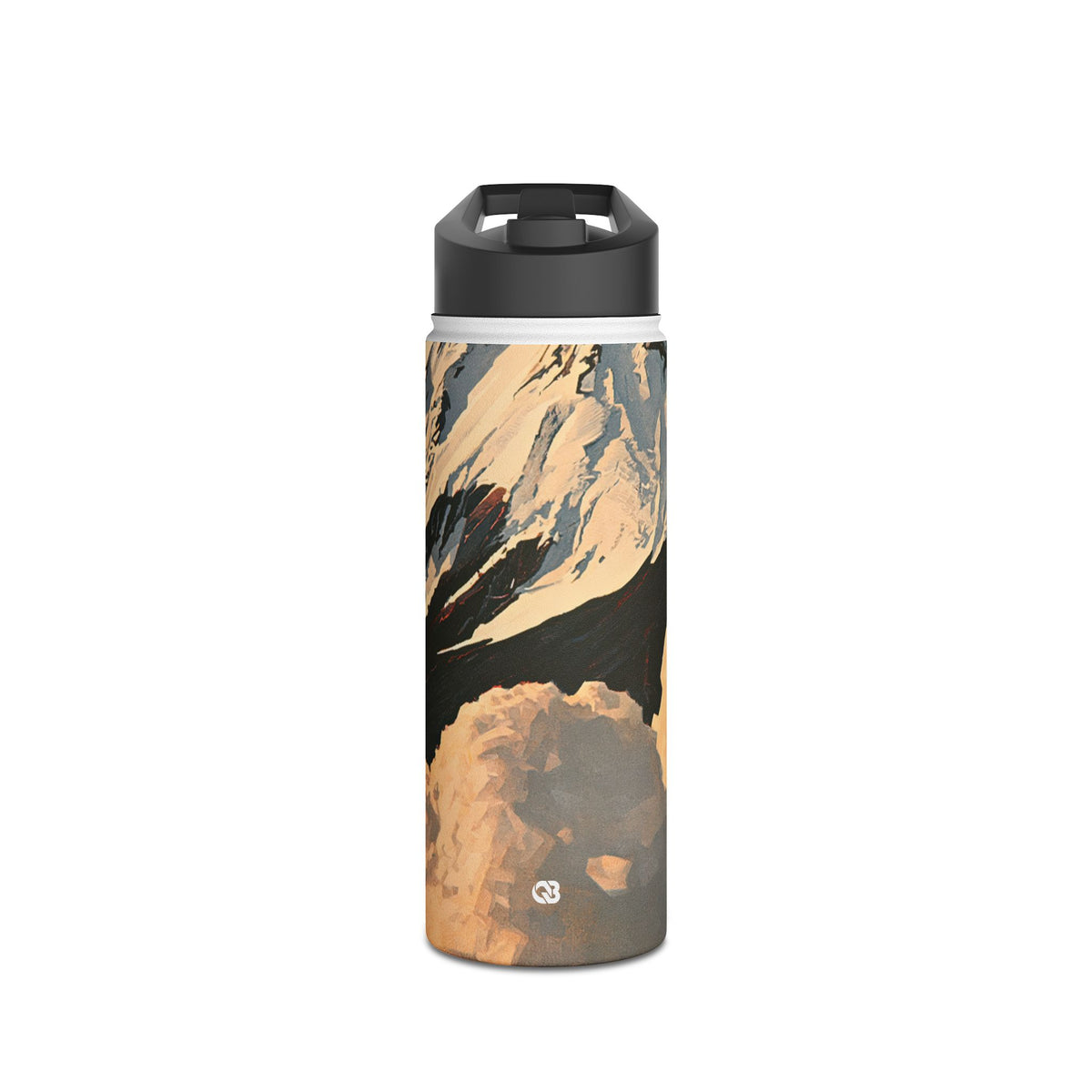 Sacred Peak Fuji · Insulated Water Bottle · Orange