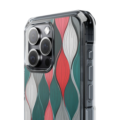 Leaf Cascade Teal iPhone 15 Pro Max Case - Impact