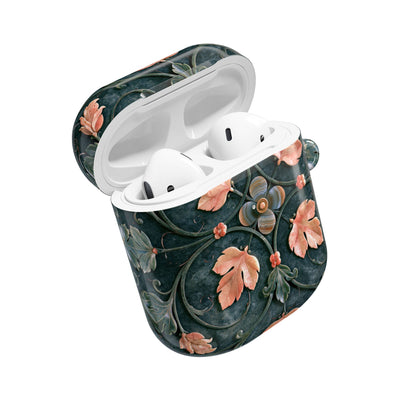 Florentine Rose Arabesque · Hard Case for AirPods & AirPods Pro · Green