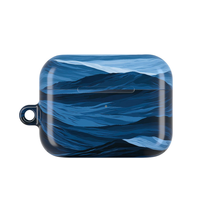Azure Ridge Horizon · Hard Case for AirPods & AirPods Pro · Blue