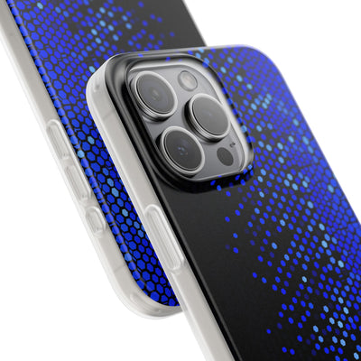 Cobalt Hex Dispersion · Lite Phone Case for iPhone ·  Blue