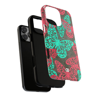 Electric Papillon · Tough Phone Case for iPhone · Pink