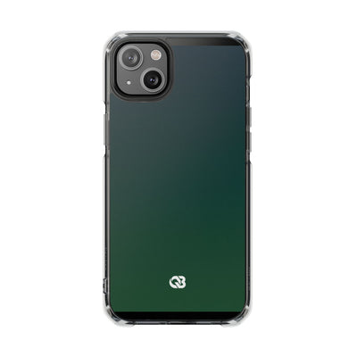 Deep Forest Nocturne · Clear Impact Magnetic Phone Case for iPhone · Green