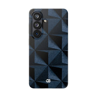 Blue Lite Phone Case for Samsung - Indigo Basalt Facets