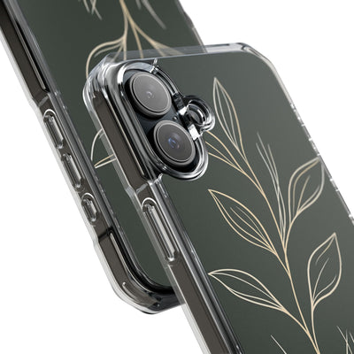 Green Impact MagSafe Phone Case for iPhone - Deep Moss Willow