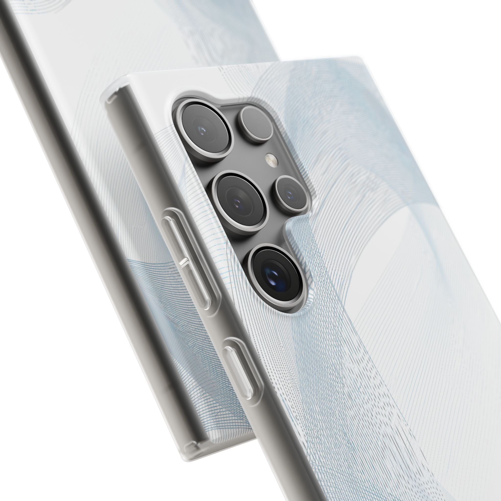 White Lite Phone Case for Samsung - Arctic Line Current