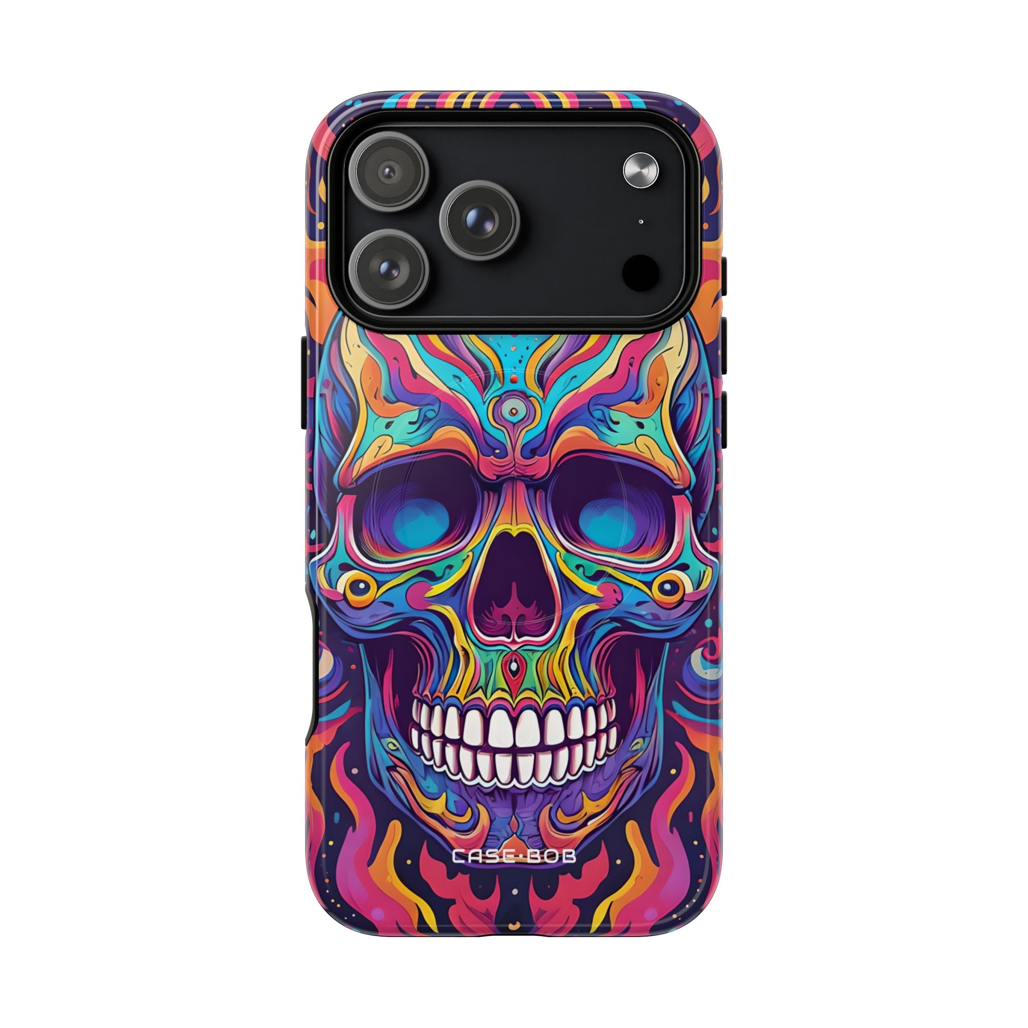 Flaming Skull iPhone 17 Pro Max Case - Tough+ - CASE•BOB