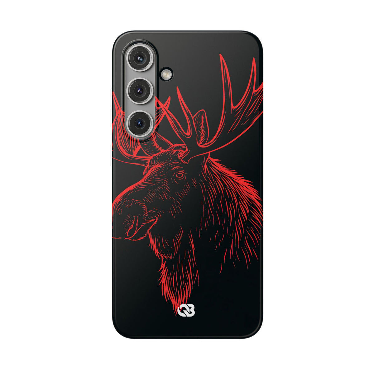 Nordic Elk · Lite Phone Case for Samsung · Black