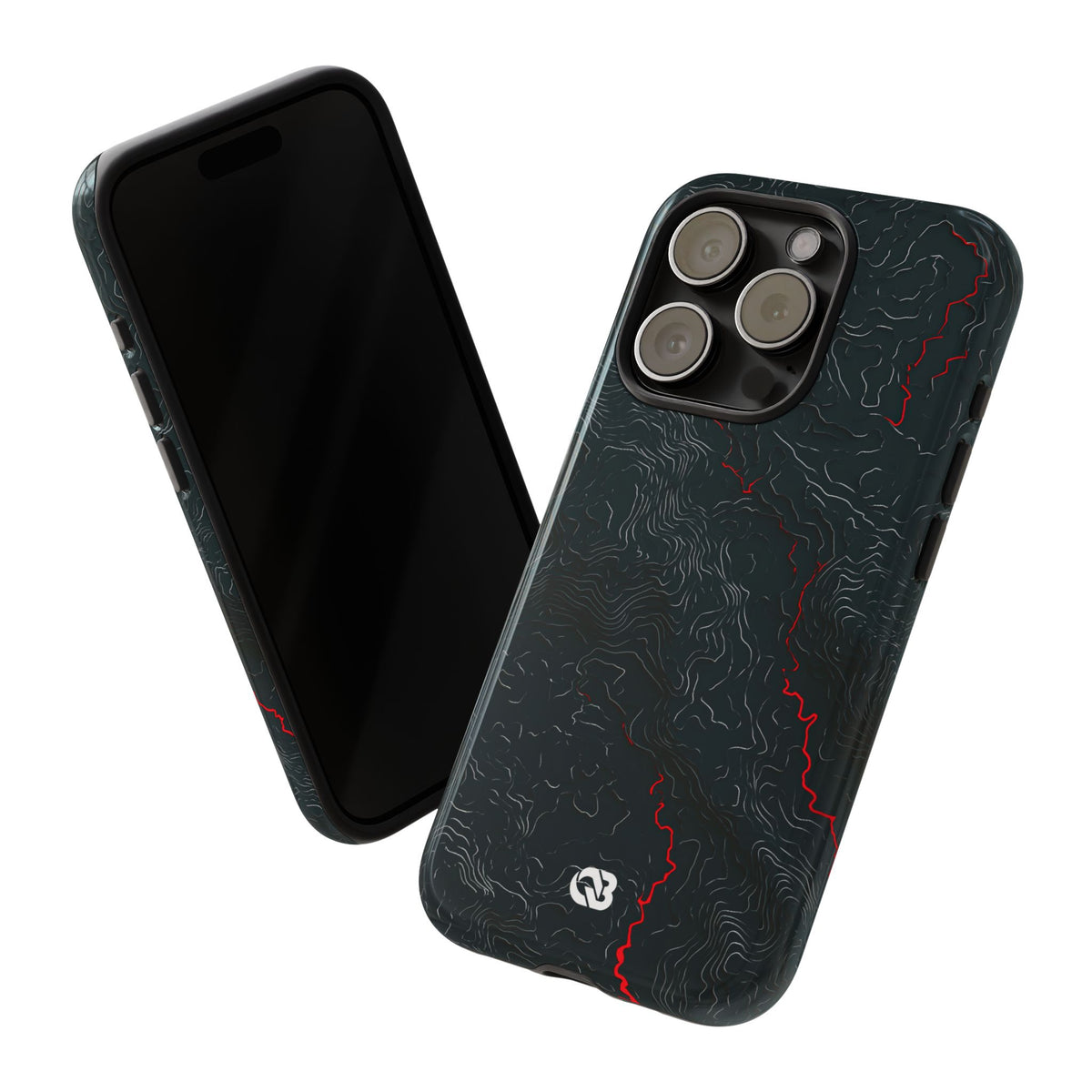 Crimson Rift · Tough Phone Case for iPhone · Black